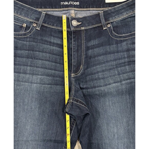NWT Maurices Women's Denim Flex Mid Rise Boot Cut Jeans Blue Size 20W Short - Picture 4 of 8